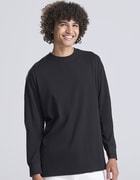 Heren T-shirt AWDis Oversize 100 Long Sleeve T